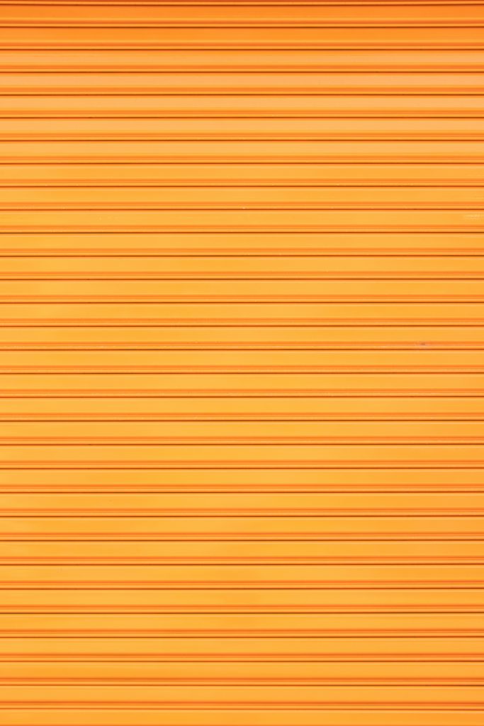 orange roller shutter